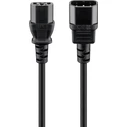 Καλώδιο Τροφοδοσίας Goobay προέκτασης 95287, 1mm², 3m, μαύρο