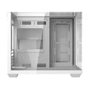 darkFlash TH285M White Micro-ATX/ITX PC Case (Tempered Glass)