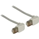 Καλώδιο Δικτύου Delock angled RJ45 S/FTP Cat5e 0.50m Gray