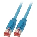 Καλώδιο Δικτύου EFB RJ45 S/FTP,Cat.6A,TM21,D?twyler 7702,0.5m,bla