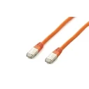 Καλώδιο Δικτύου Equip Cat6A S/FTP 2xRJ45 3.00m Orange Plat.LSZH Polybag