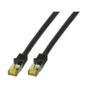 Καλώδιο Δικτύου EFB RJ45 S/FTP,Cat.6A,LSZH,Cat.7 Rohk.,2m,Black