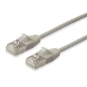 Καλώδιο Δικτύου Equip Cat6A F/FTP 2xRJ45 5.00m Beige Slim LSZH