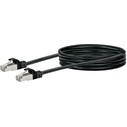 Καλώδιο Δικτύου Schwaiger CAT6 , S/FTP, 2,5m, Black