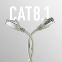 Καλώδιο Δικτύου EFB CAT8.1 Gray 20m RJ45 S/FTP PIMF