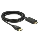 Καλώδιο DisplayPort Delock DP -> HDMI M/M 4K 3.00m Black