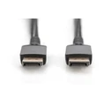 Καλώδιο DisplayPort Digitus 2m Aluminium 8K Black