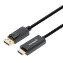 Καλώδιο DisplayPort Manhattan 4K@60Hz to HDMI 1,8m Black
