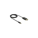 Καλώδιο DisplayPort Delock Type-C > (DP Alt Mode) 2m coaxial