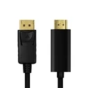 Καλώδιο DisplayPort Logilink DP 1.2 to HDMI 1.4 5m black