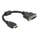 Αντάπτορας DVI Delock HDMI St > DVI 24+5 Bu 4K 30Hz 0,20m
