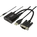 Αντάπτορας HDMI Logilink VGA m. Audio to konform m.High Spee