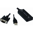 Αντάπτορας HDMI Logilink VGA m. Audio to konform m.High Spee
