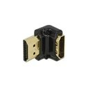 Αντάπτορας HDMI Delock A -> A F/M 90° below 4K metal housing
