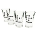 Gadget Mad Monkey - Shot glasses with alcohol formula 4 pcs