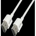 Καλώδιο HDMI Delock HighSpeed Ethernet A->A 4K 3D 0,50m White