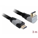 Καλώδιο HDMI Delock Ethernet A -> A M/M 3.00m 90° above 4K