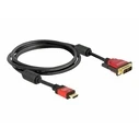 Καλώδιο HDMI Delock to DVI 24+1 bidirectional 2 m