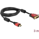 Καλώδιο HDMI Delock A -> DVI(18+1) M/M 3.00m Premium