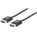 Καλώδιο HDMI Manhattan ultra thin with Ethernet 3 m. Black