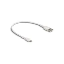 Καλώδιο Lightning Delock charging for iPhone, iPad, iPod White 30 cm