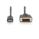 Καλώδιο HDMI Digitus A->DVI(18+1) M/M 2.0m Black FullHD