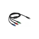 Καλώδιo USB Delock Type-C charging 3 in 1 <Lightning/Micro USB/Type-C 1m