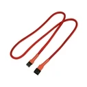 Καλώδιo Nanoxia 3-Pin extension, 60 cm, rot