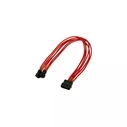 Καλώδιo Nanoxia 4-Pin to 2 x 3-Pin, Single, 30 cm, rot