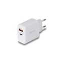 Φορτιστής Πρίζας Lindy USB Typ A+C GaN Charger 65W, White