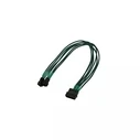 Καλώδιo Nanoxia 4-Pin to 2 x 3-Pin, Single, 30 cm, Green