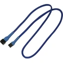 Καλώδιo Nanoxia 3-Pin extension, 60 cm, Blue