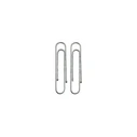 WEDO paper clips 50 mm Norica 580 waved (corrugated), 100 pcs