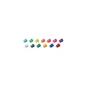 WEDO Laurel Signal 1 Plastic Clamp, assorted colors (WEDO Klemmer Kunststoff Signal 1 Laurel)