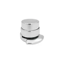WEDO Staple-free Stapler (Plastic), Chrome-plated, Model 127154 (EAN 4003801789217)