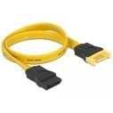Καλώδιο Delock SATA-Verl. SATA III -> SATA M/F 0.50m Yellow