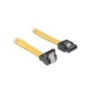 Καλώδιο Delock SATA-SATA -> SATA down M/M 0.30m Yellow Clips