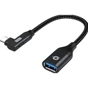 Αντάπτορας USB Conceptronic Type-C -> USB-A 3.0 OTG 90°gew. Black