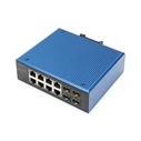 Network Switch Digitus 8+4 -Port Gigabit Ethernet PoE