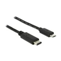Καλώδιο USB Delock Type-C -> Micro-B M/M 1.00m Black
