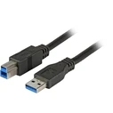 Καλώδιο USB EFB USB3.0 A-B,M/M,3m,Black,Premium