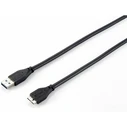 Καλώδιο USB Equip USB-A 3.0 -> micro B M/M 1.80m Black Polybag