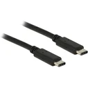 Καλώδιο USB Delock Type-C -> C M/M 0.50m Black