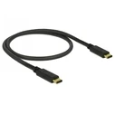 Καλώδιο USB Delock Type-C -> C M/M 1.00m Black