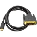 Καλώδιο USB Delock Type-C -> DVI(24+1) M/F 4K 30 Hz 1,0m sw