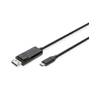 Αντάπτορας USB Digitus USB Typ C>DisplayPort bidirectional Adapter 8K 2m
