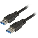 Καλώδιο USB EFB USB3.0 A-A,M/M,1,0m,Black,Premium