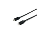 Καλώδιο USB Equip USB-A 2.0 -> C M/M 3.00m 3A 480Mbps Black