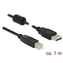 Καλώδιο USB Delock USB A -> B M/M 1.00m Black
