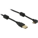 Καλώδιο USB Delock USB A -> Micro-B 90° M/M 1.00m sw